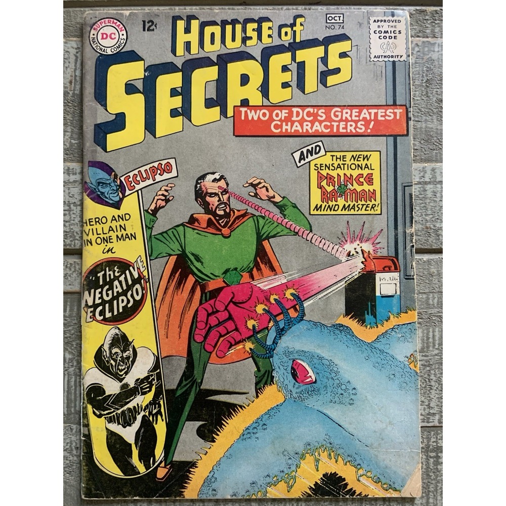 House Of Secrets No 74 (1965) DC Comics Silver Age Eclipso‎